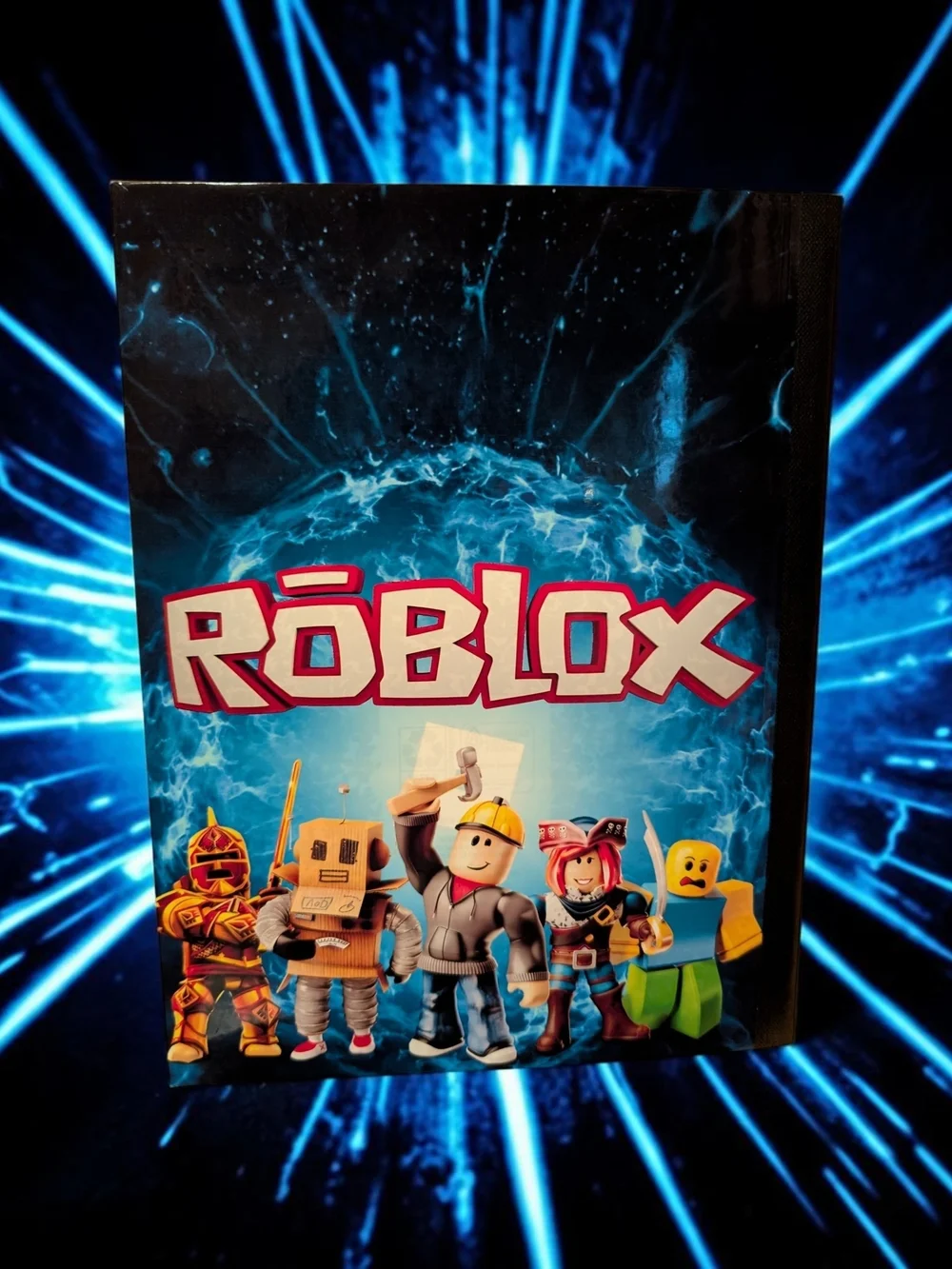 Blue Altered Composition Notebook - Roblox Inspired